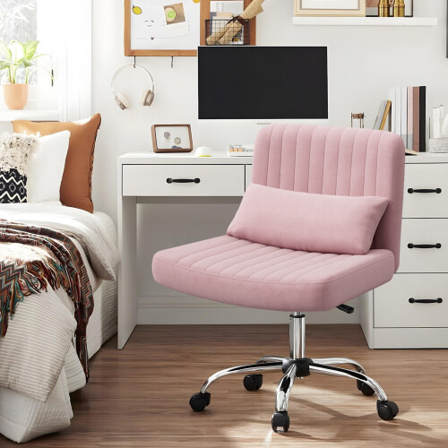 Living And Home Ergonomic Height-Adjustable Reclining Office Chair 1
