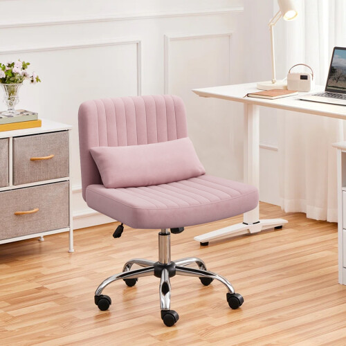 Living And Home Ergonomic Height-Adjustable Reclining Office Chair