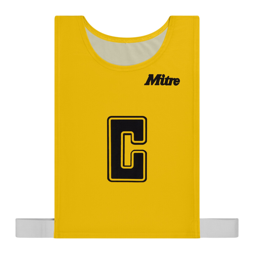 Mitre (L, Fluorescent Yellow) Unisex Adult Training Bib (Pack Of 7)