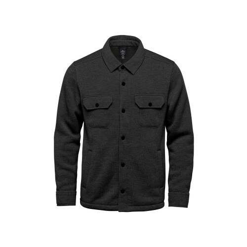 (S, Black Heather) Stormtech Mens Avalanche Fleece Shirt