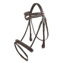 (Full, Havana) Whitaker Lynton Leather Horse Flash Bridle