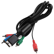 Ypbpr for PS2/PS3/PS3 Slim HDTV-Ready TV HD Component AV Cable 5-Wire 6FT Black