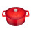 Cooks Professional Cast Iron Casserole Dish 26cm - Graduated Red 3