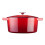 Cooks Professional Cast Iron Casserole Dish 26cm - Graduated Red 4
