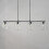 Litecraft Melanie Ceiling Pendant 4 Light, Black 4