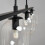 Litecraft Melanie Ceiling Pendant 4 Light, Black 5