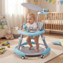 Foldable & Adjustable Baby Walker