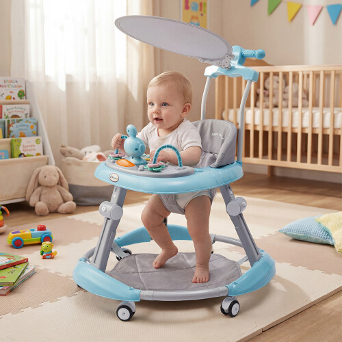 Living And Home Foldable & Adjustable Baby Walker