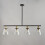 Litecraft Mansel Ceiling Pendant 4 Light, Black 4