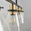 Litecraft Mansel Ceiling Pendant 4 Light, Black 5
