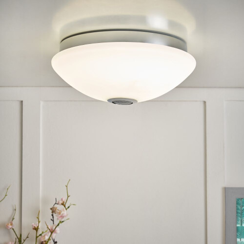 Litecraft Pippa Bathroom Ceiling Light, Chrome 1