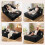 Modular Corduroy Chaise Lounge Sofa High-Density Foam Black 5