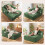 Modular Corduroy Chaise Lounge Sofa High-Density Foam Green 5