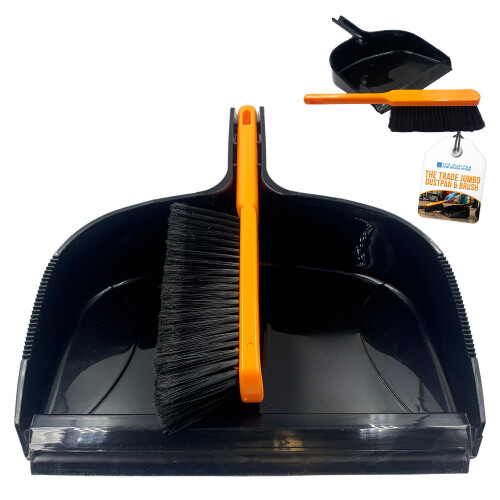 The Trade Jumbo Dustpan and Large Brush Set 1
