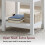 Vida Designs (White & Oak) Arlington 1 Drawer Oak Bedside Storage Table 4
