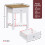 Vida Designs (White & Oak) Arlington 1 Drawer Oak Bedside Storage Table 8
