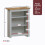 Vida Designs (Grey & Oak) Arlington 3 Tier Bookcase Shelf Library Storage 8