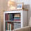 Vida Designs (White & Oak) Arlington 3 Tier Bookcase Shelf Library Storage 3