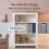 Vida Designs (White & Oak) Arlington 3 Tier Bookcase Shelf Library Storage 2