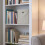 Vida Designs (White & Oak) Arlington 5 Tier Bookcase Shelf Library Storage 4