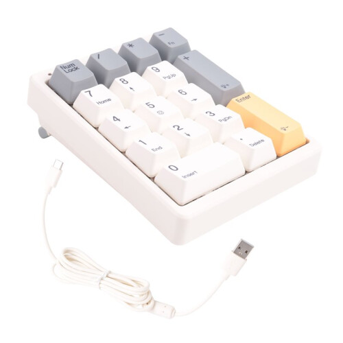 17 Keys Type C Wired Number Pad Mechanical Numeric Keypad Numpad Gaming  Keyboard Programming Keypads Red Axis