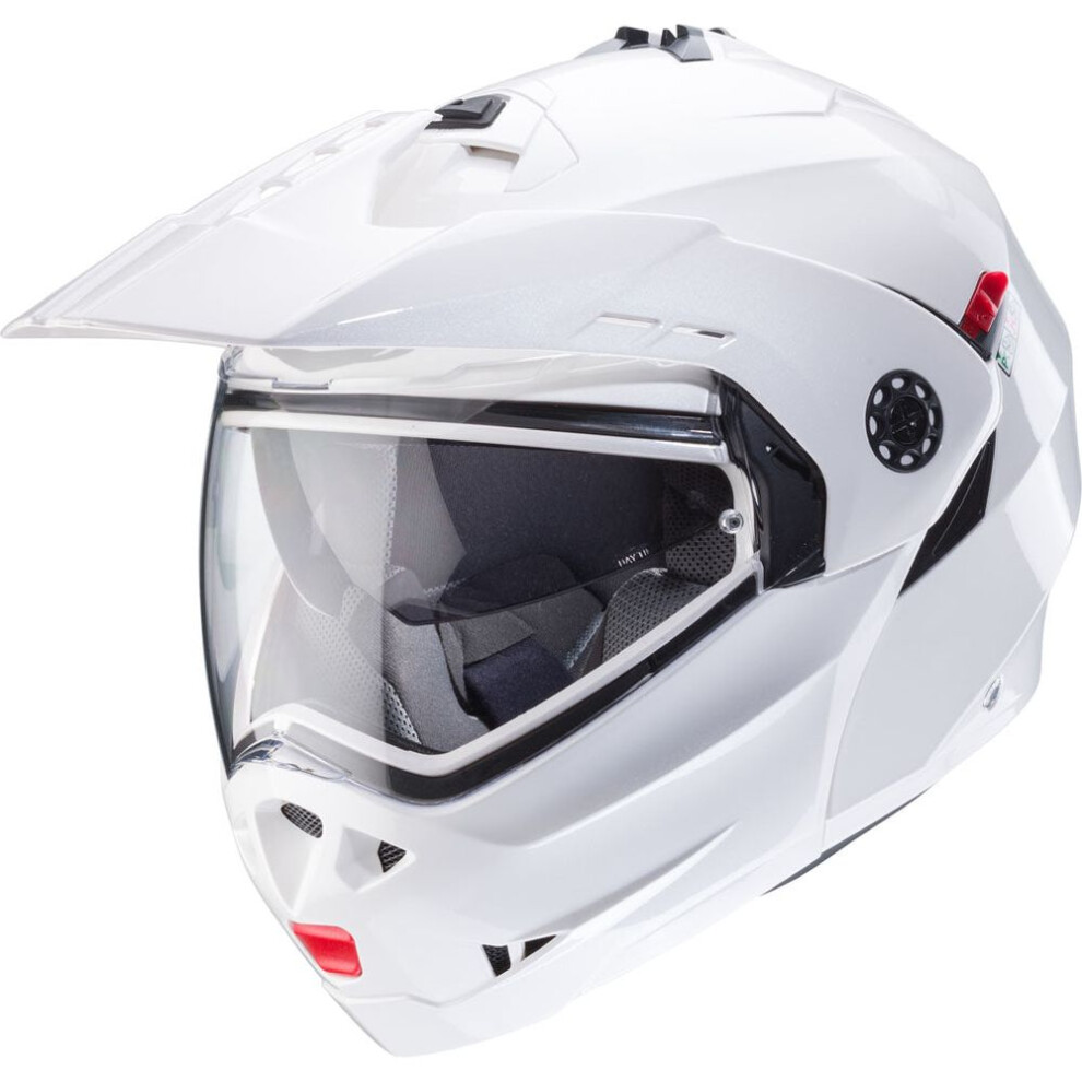 Caberg Men's White Tourmax X Helmet - Image 2