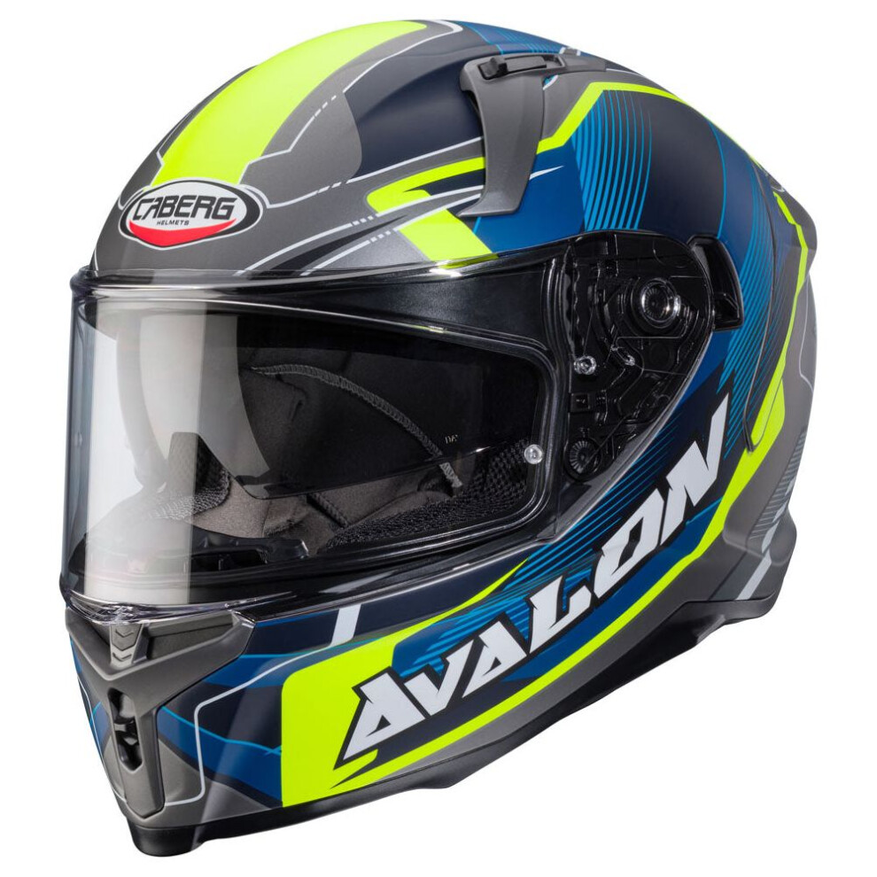 Caberg Men's Grey Matt/Yellow Avalon X Optic Helmet - Image 2