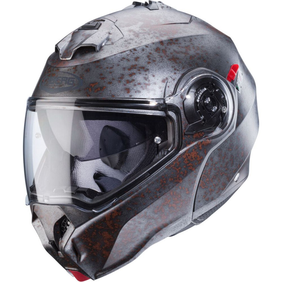 Photos - Motorcycle Helmet Caberg (XL)  Duke Evo Rusty Plain Grey Grey 0825888 