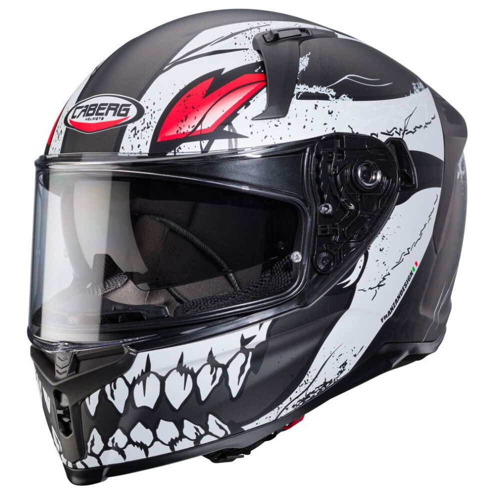 Caberg Men's Grey Matt/Red Avalon X Punk Helmet - Image 2