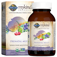Garden of Life Mykind Organics Prenatal Multi-180 Tablets