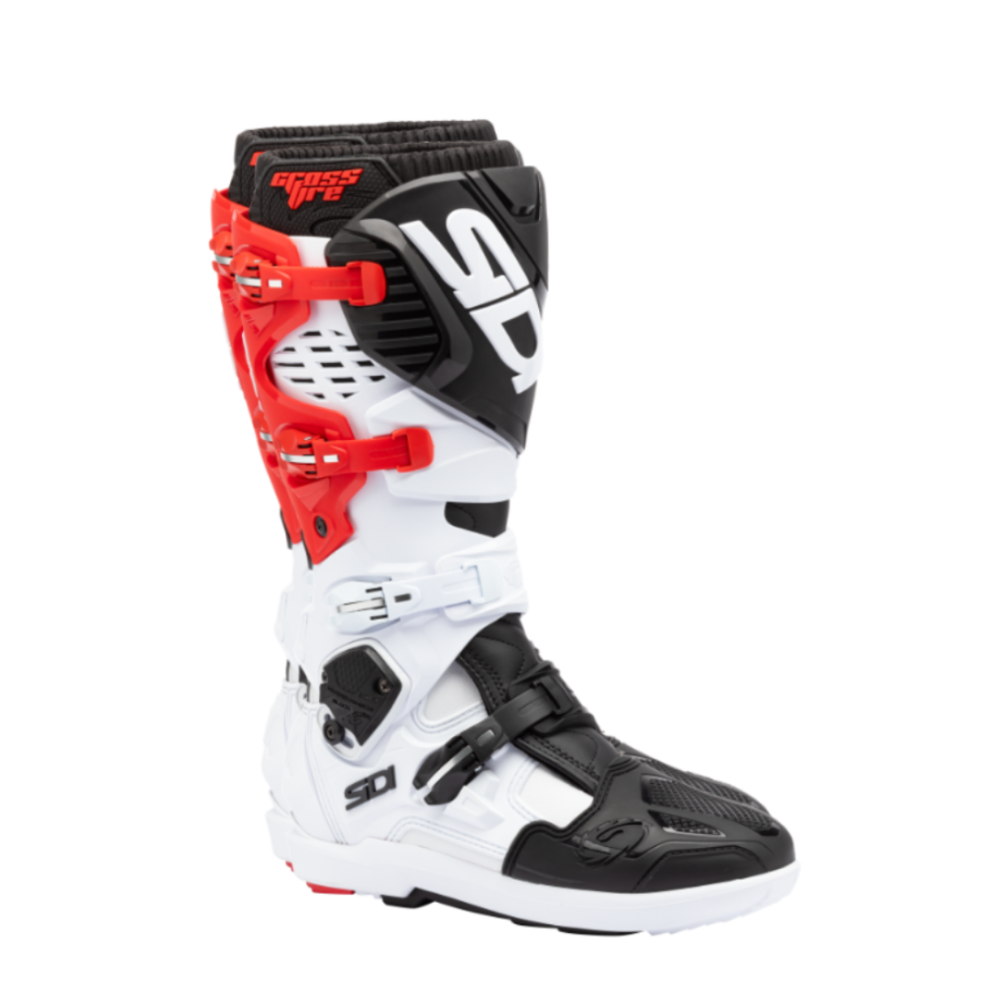 Sidi Men's White/Black/Red Crossfire 3 Srs Motocross Boots - Image 2