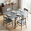 Homcom HOMCOM Extendable Kitchen Table for 2-4, Folding Drop Leaf Dining Table 1