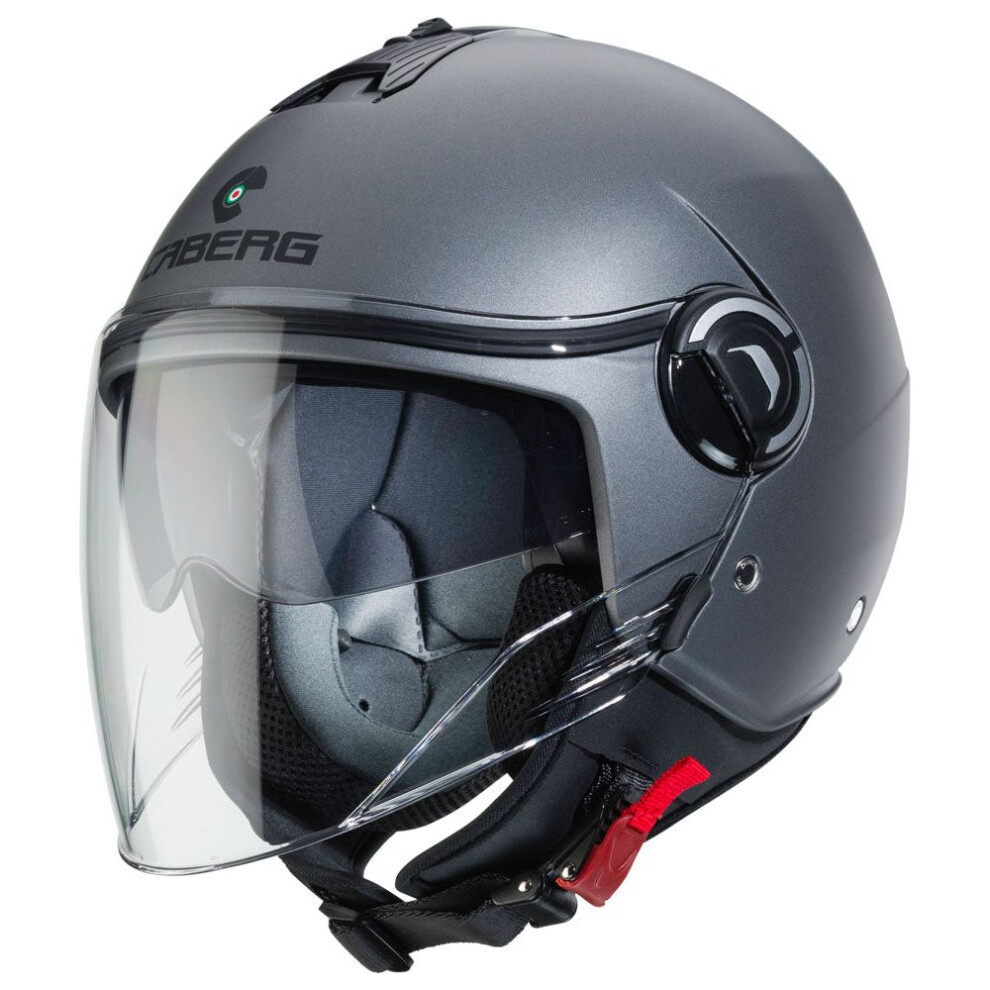 Caberg Men's Grey Matt Riviera V4 X Jet Helmet - Image 2