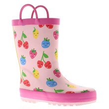 (Pink, 12 (Children's)) Princess Stardust Girls Wellies Younger Fruity pink UK Size