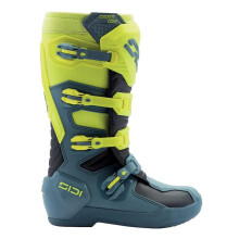 (EU 43) Sidi Crosscore CE Boots Petrol / Fluo Yellow