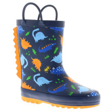 Dinosaur Hunters Childrens Wellies DH Rocky navy UK Size