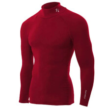 (3XL) ZeroFit Ultimate Heatrub Long Sleeves Base Layer T-Shirt Red