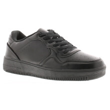 (Black, 2 (Adults')) Focus Junior Girls Trainers Ellie Lace Up black UK Size