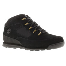 (Black, 6.5 (Adults')) Timberland Mens Smart Boots Euro Rock Suede Leather black UK Size