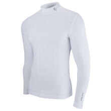 (3XL) ZeroFit Move Heatrub Long Sleeves Base Layer T-Shirt White