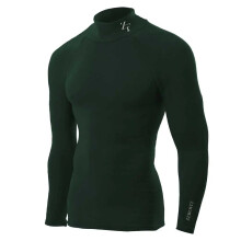 (S) ZeroFit Ultimate Heatrub Long Sleeves Base Layer T-Shirt Green