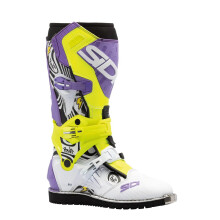 (EU 43) Sidi Crossair CE Boots Billy Bolt LE Purple / Yellow