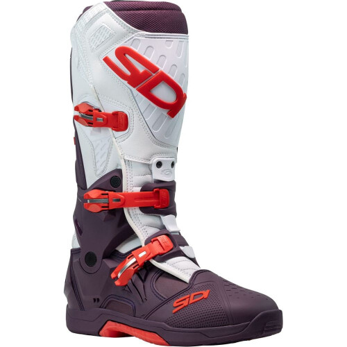 (EU 44) Sidi Crossair CE Boots Wine / White