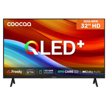 Coocaa 32 Inch CTQH38 QLED HD HDR10 Smart TV Direct LED Dolby Audio Freely TiVo
