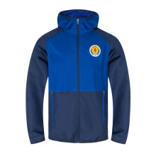 Scotland Official Football Boys Shower Jacket Windbreaker Navy 12-13 Years