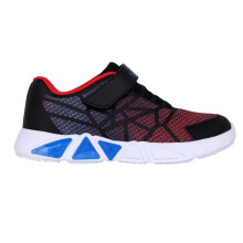 (13 UK Child, Black/Red) Slazenger Childrens/Kids Go 2.0 Logo Flat Trainers