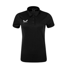 (14 UK, Caviar) Castore Womens/Ladies Logo Travel Polo Shirt