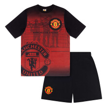 Manchester United Boys Short Pyjamas Red 12-13 Years Official Football Gift