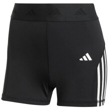 (12 UK - 14 UK, Black) Adidas Womens/Ladies Hyperglam 3 Stripes Shorts
