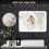 Homcom HOMCOM 600 x 800 mm Illuminated Bathroom Mirror with Bluetooth Clock Silver 7